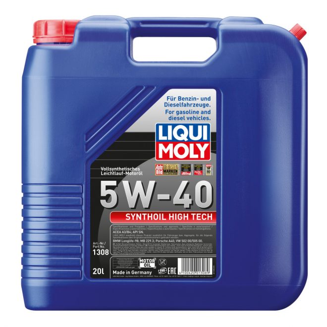 Synthoil High Tech 5W-40 motorolaj 20l