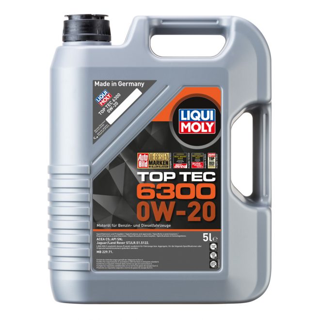 Top Tec 6300 0W-20 motorolaj   5l