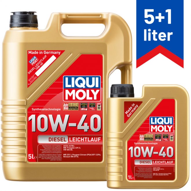 Diesel Leichtlauf 10W-40 motorolaj   5+1 l