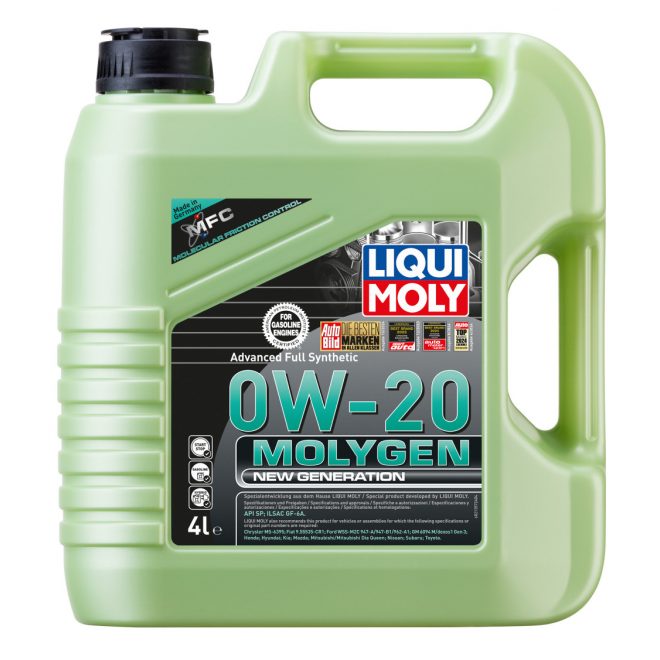 Molygen New Generation  0W-20 spec. motorolaj  4l