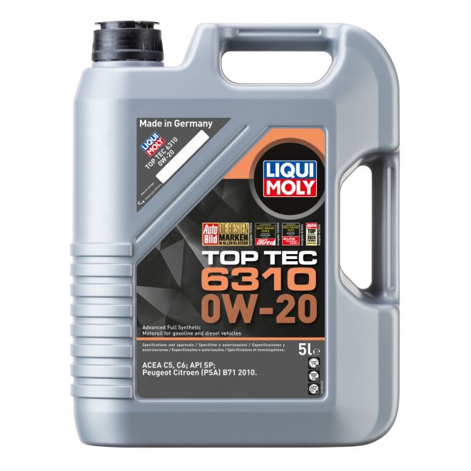 Top Tec 6310 0W-20 motorolaj   5l