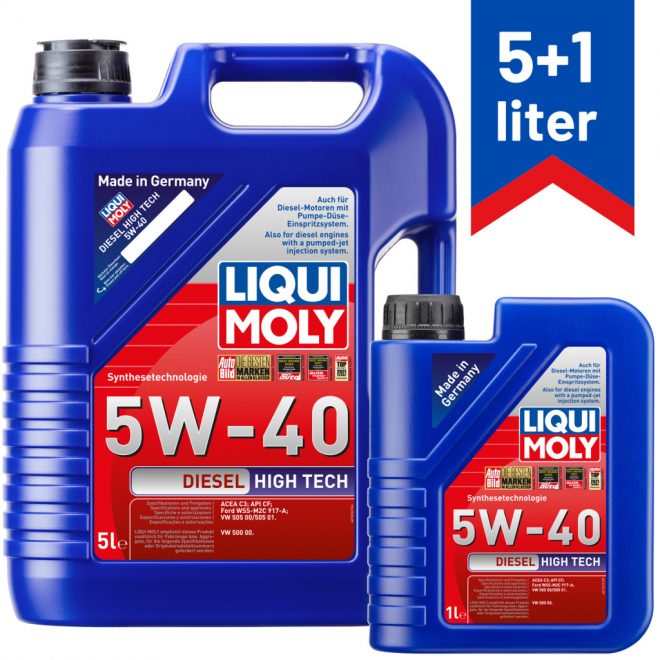 Diesel High Tech 5W-40 motorolaj   5+1l 