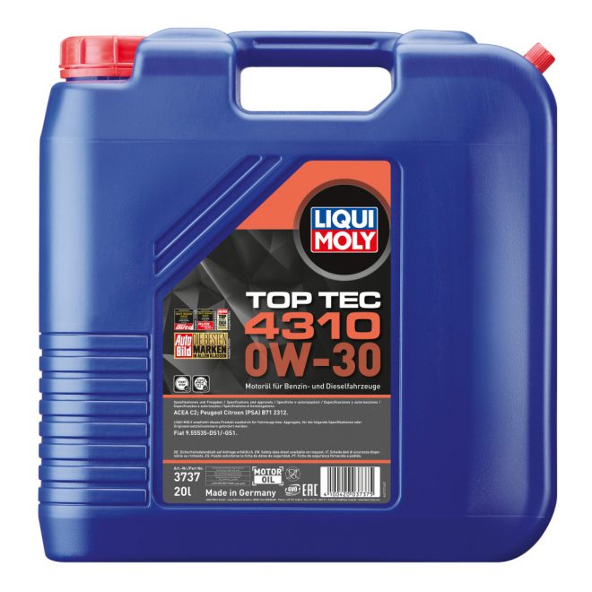 Top Tec 4310 0W-30 motorolaj   20l