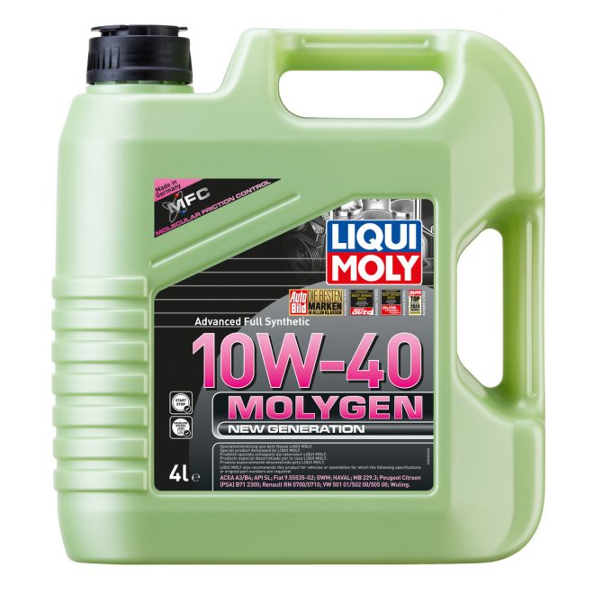 Molygen New Generation 10W-40 spec. motorolaj    4l